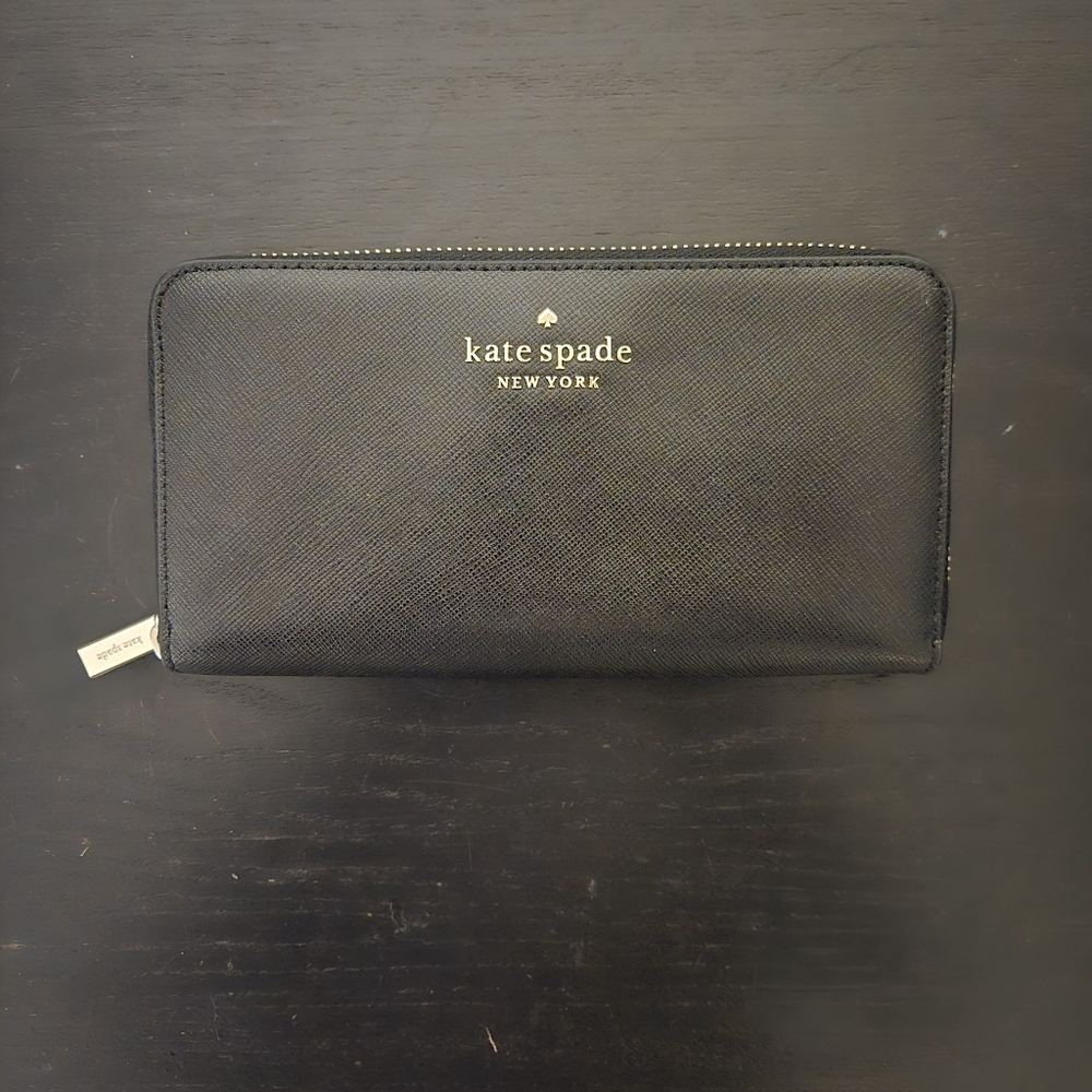 Kate Spade Continental Wallet Black